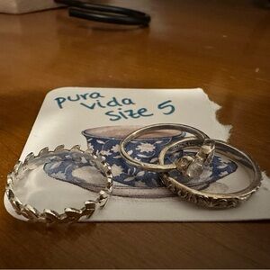 Pura Vida Meadow Ring Set